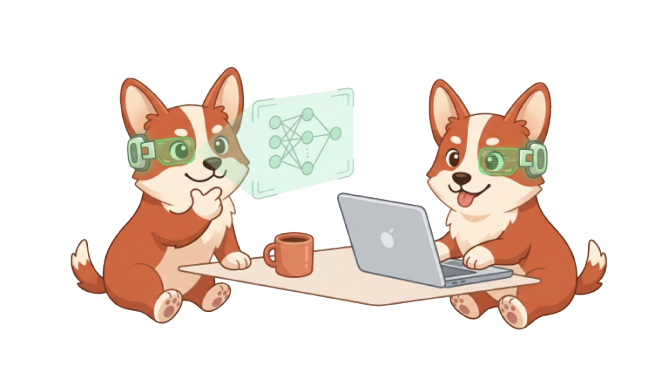 Corgi mascot